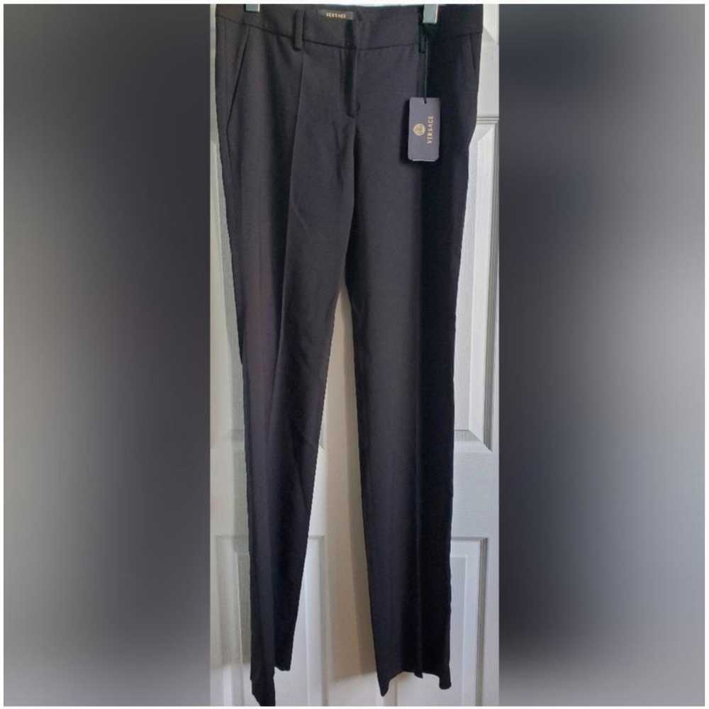 Versace Wool straight pants - image 8