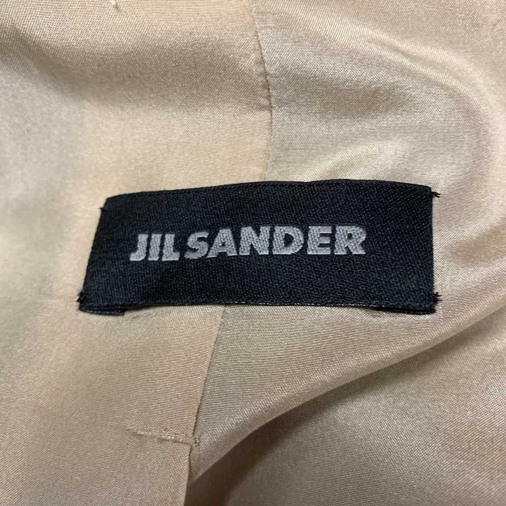 Jil Sander JIL SANDER Size 6 Black Silk Single Br… - image 6