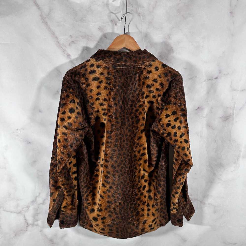 Neighborhood Leopard Print Faux Fur Shirt - image 6