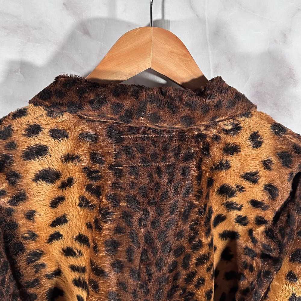 Neighborhood Leopard Print Faux Fur Shirt - image 7