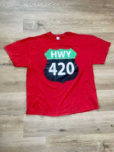 Vintage Bay Club 90s Rasta hot Weed 420 Crewneck Sweatshirt Rap Pass The Spliff XL