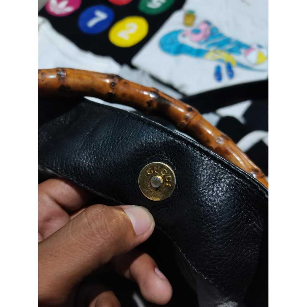 Gucci Nymphaea leather handbag - image 2