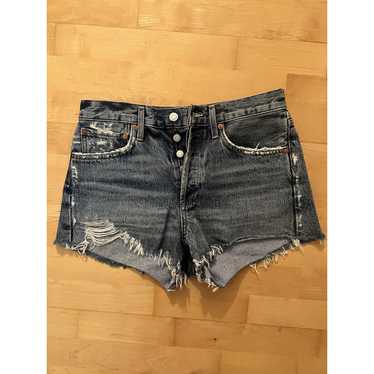 Agolde Agolde Parker Cut Off Denim Shorts Size 26