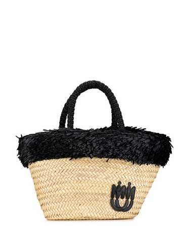 Miu Miu Pre-Owned 2010-2024 Raffia tote bag - Brow