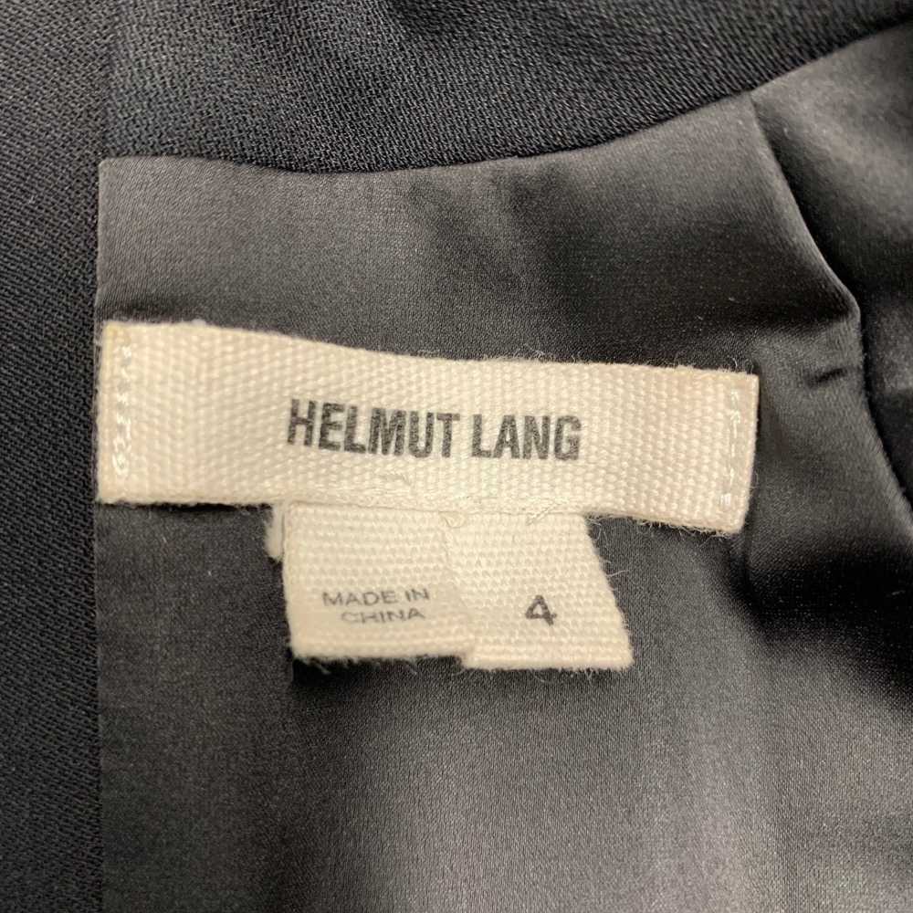 Helmut Lang HELMUT LANG Black Cotton Wool Texture… - image 5