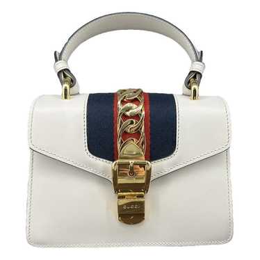 Gucci Sylvie Top Handle leather handbag