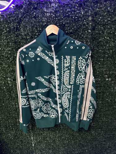 Palm Angels Palm Angels Track Jacket Green Paisley - image 1