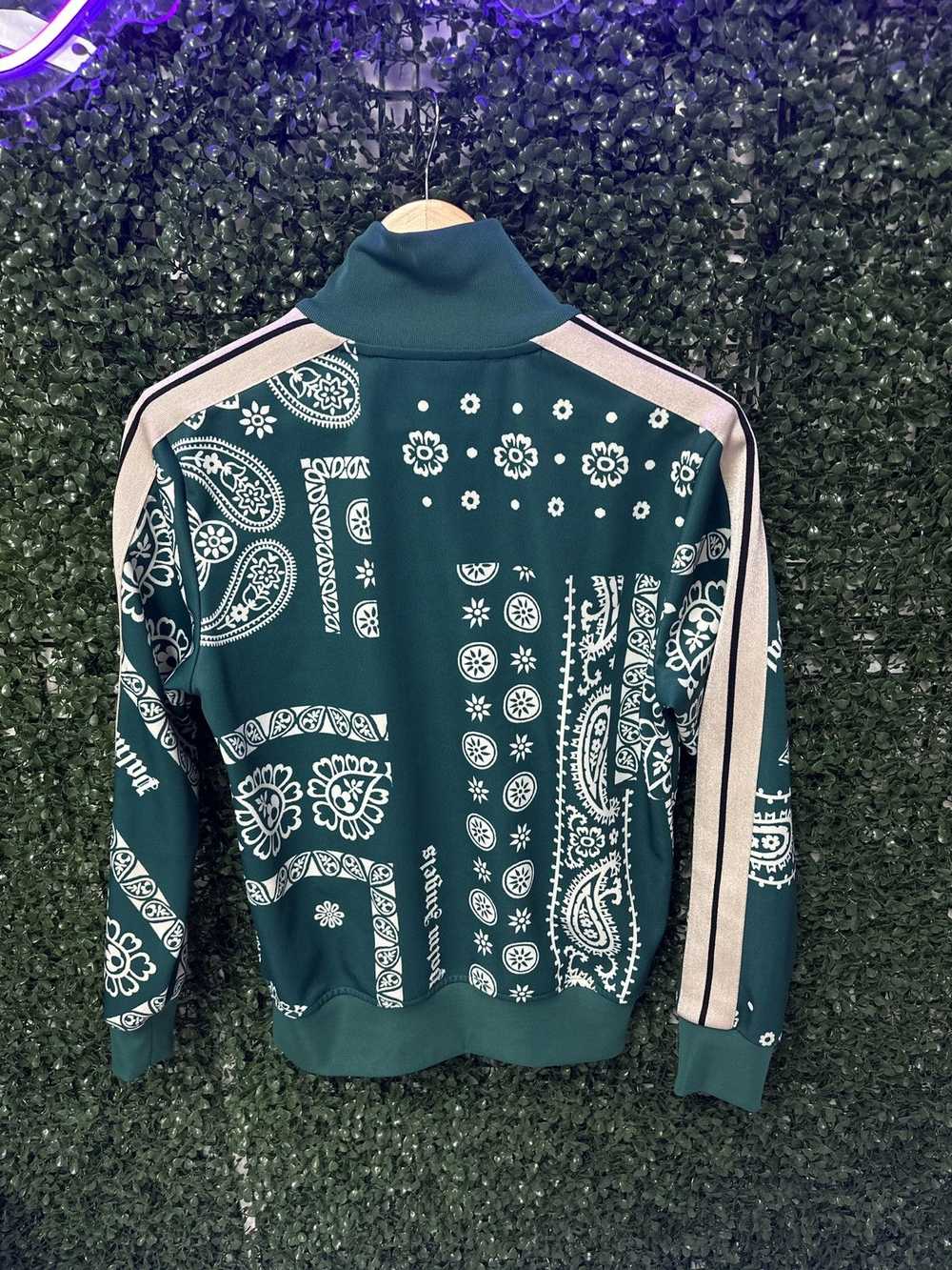 Palm Angels Palm Angels Track Jacket Green Paisley - image 2