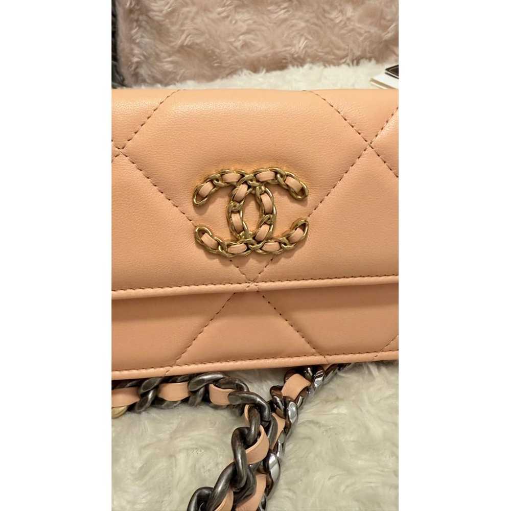 Chanel Mini Shopping leather handbag - image 5