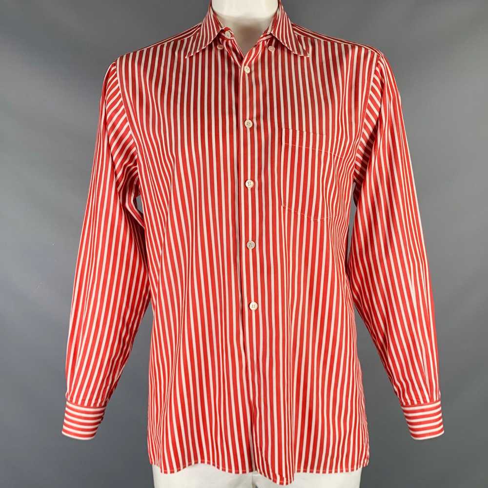 Ermenegildo Zegna ERMENEGILDO ZEGNA Size L Red Wh… - image 1