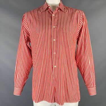 Ermenegildo Zegna ERMENEGILDO ZEGNA Size L Red Wh… - image 1