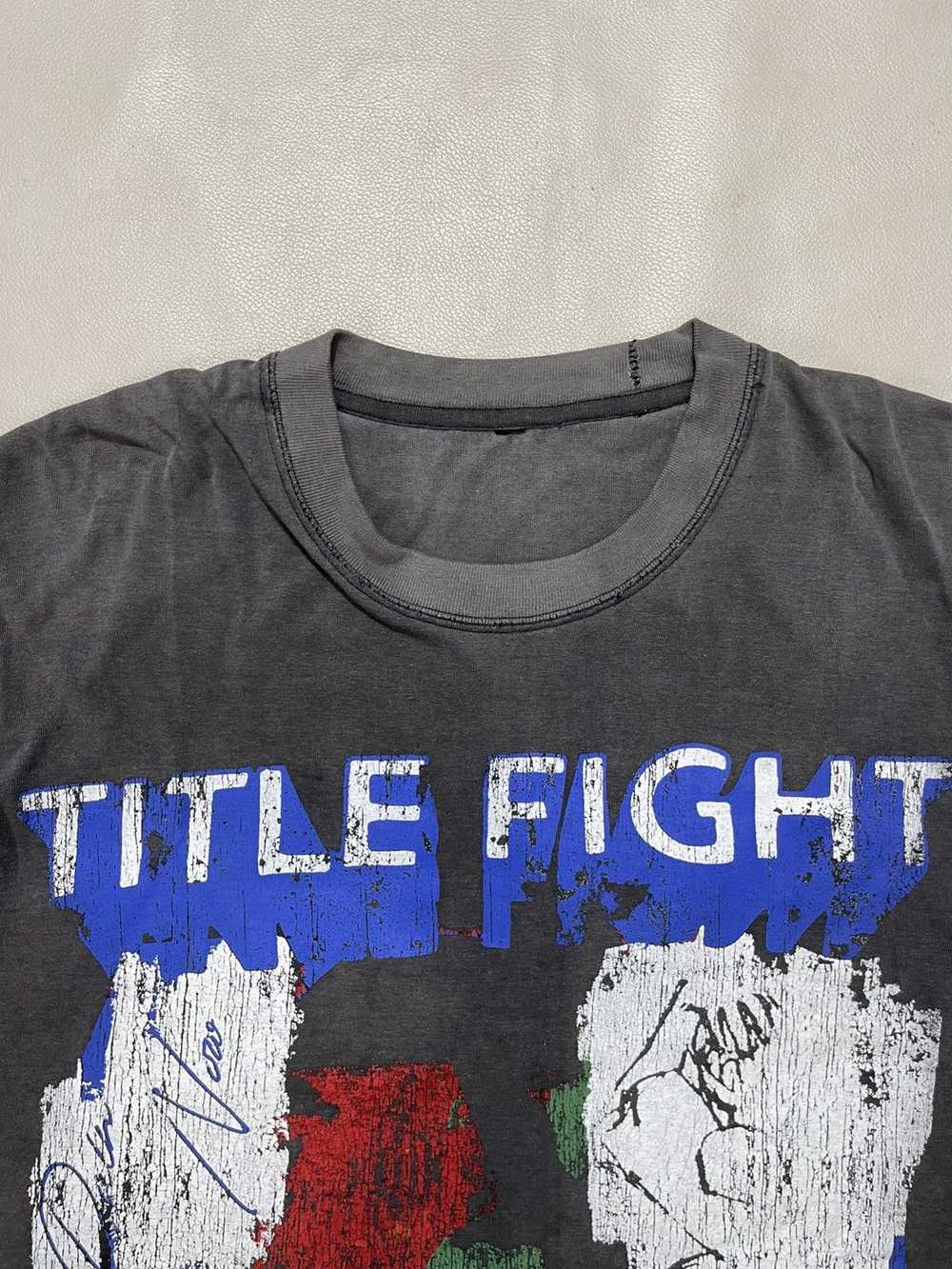 1 Of 1 × Band Tees × Very Rare Bootleg Title Figh… - image 4