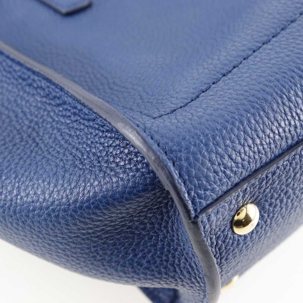 Salvatore Ferragamo Handbag 21 F478 Calfskin Blue… - image 4