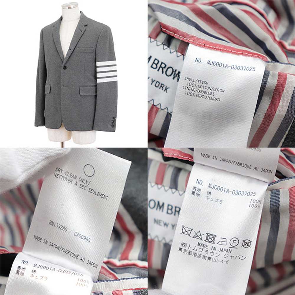 THOM BROWNE Other outerwear cotton gray Jacket MJ… - image 10