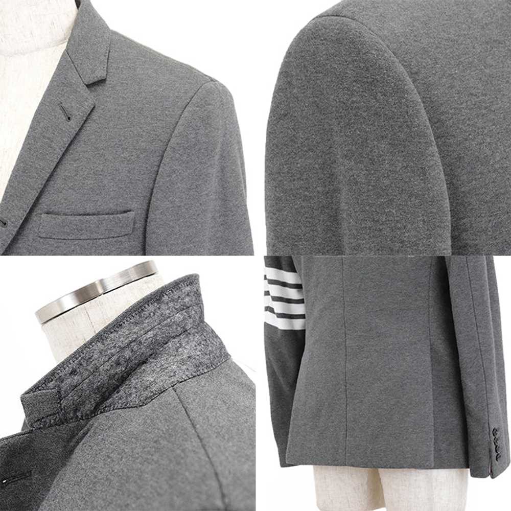 THOM BROWNE Other outerwear cotton gray Jacket MJ… - image 8