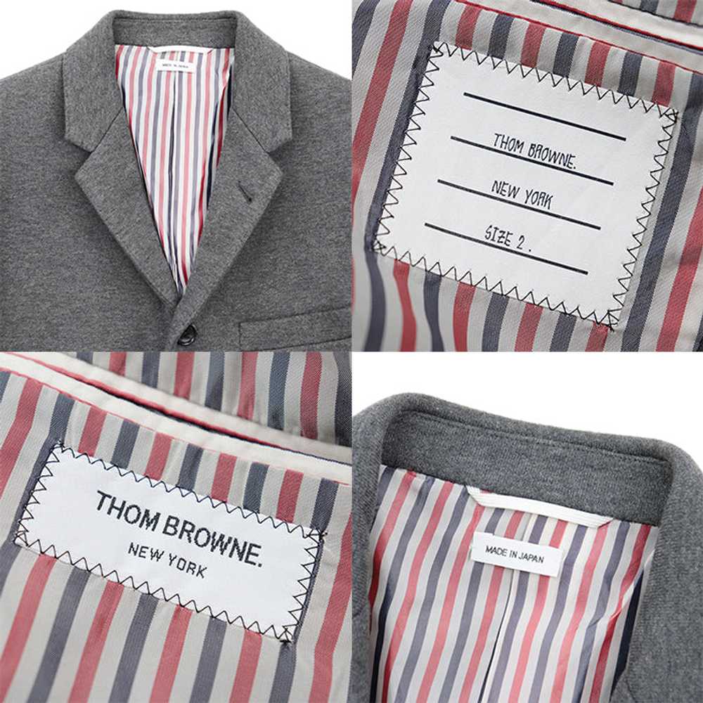 THOM BROWNE Other outerwear cotton gray Jacket MJ… - image 9