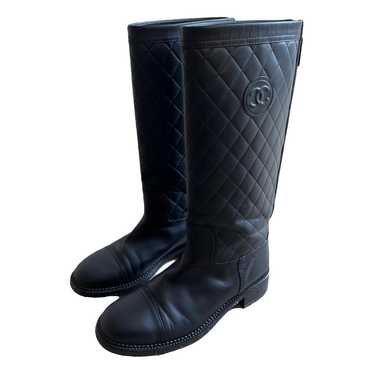 Chanel Leather riding boots - image 1