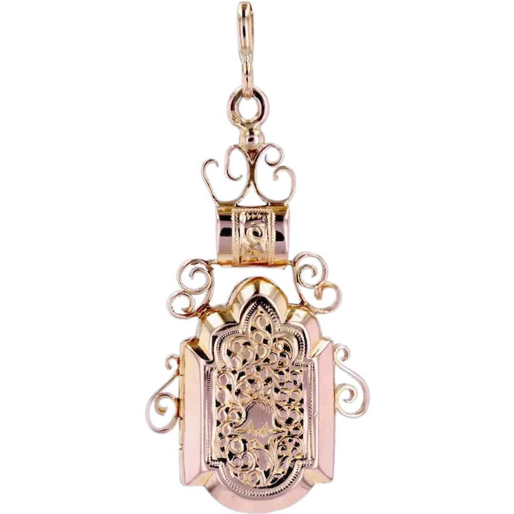 French 19th Century 18 Karat Rose Gold Chiseled M… - image 1