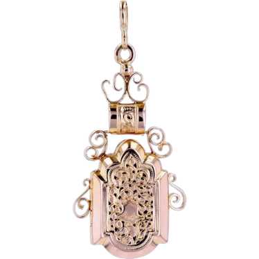 French 19th Century 18 Karat Rose Gold Chiseled M… - image 1