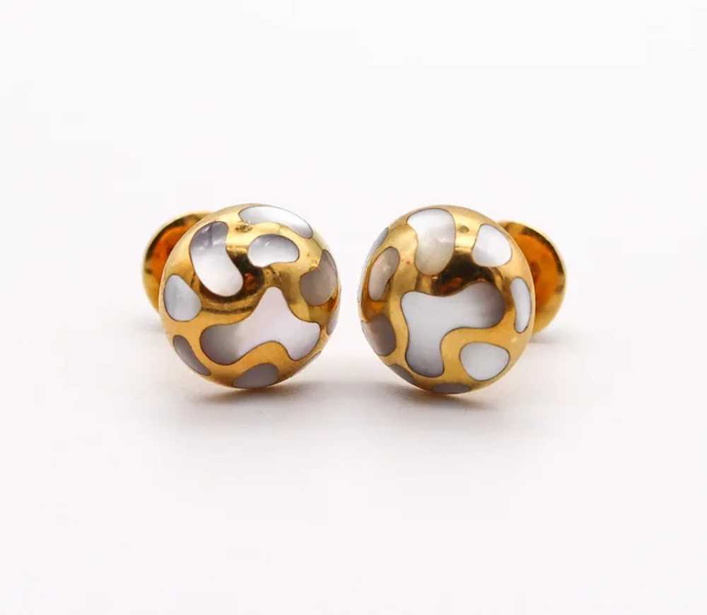 ANGELA CUMMINGS 1985 Geometric Cufflinks In 18Kt … - image 7