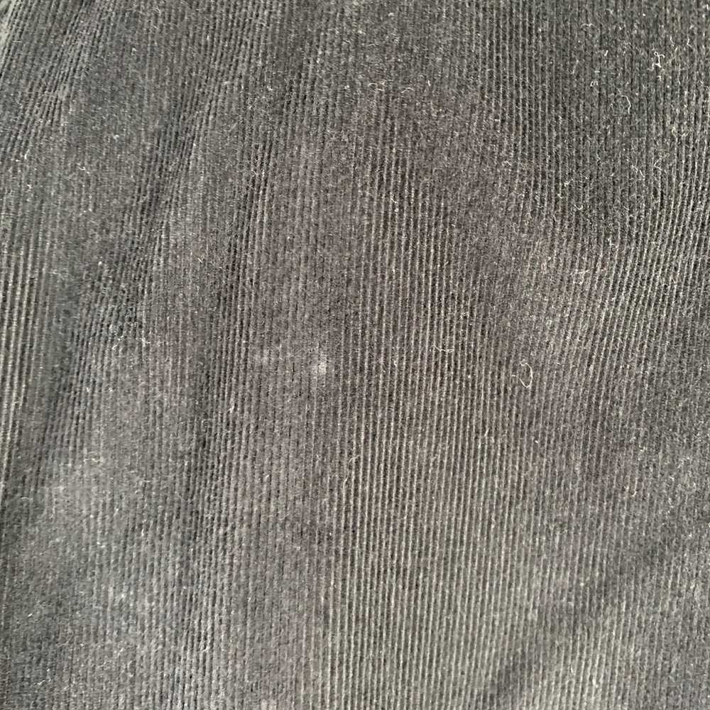 Designer CORRIDOR Size XL Black Corduroy Cotton P… - image 4