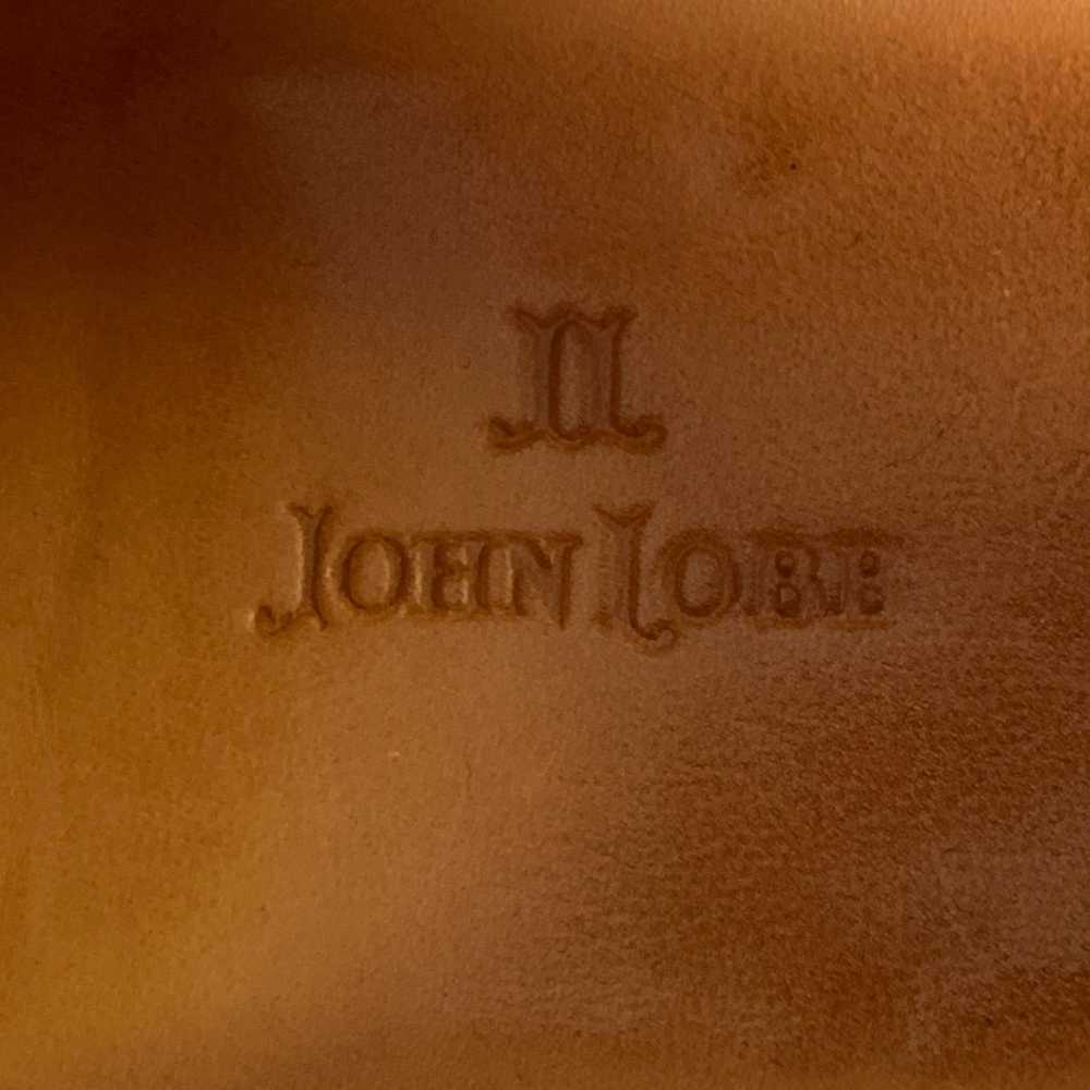 John Lobb JOHN LOBB Orange Perforated Leather Lac… - image 7