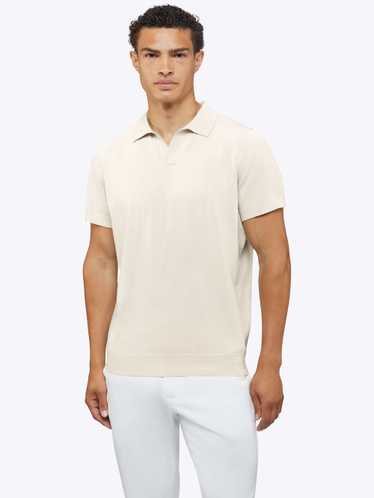 CUTS Riviera Knit Polo | Eggshell Signature-Fit