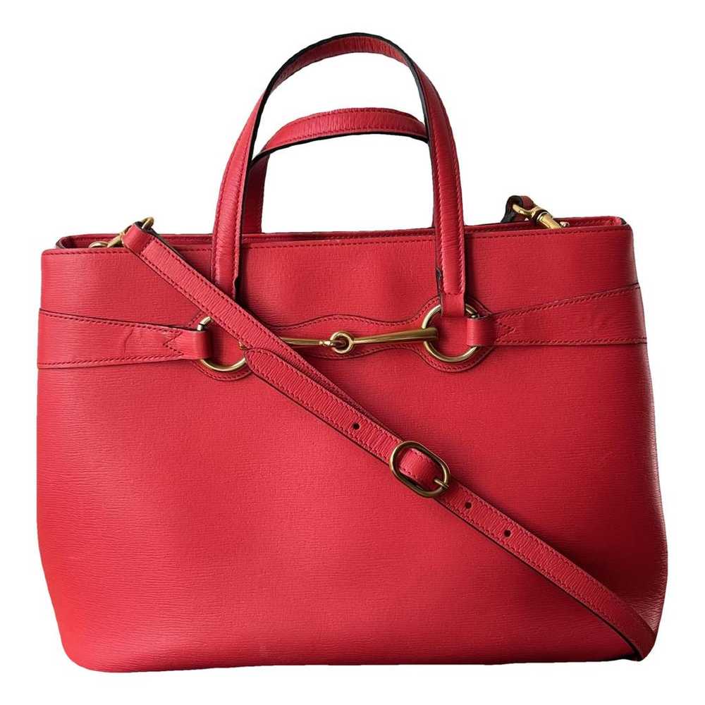 Gucci Bright Bit leather handbag - image 1