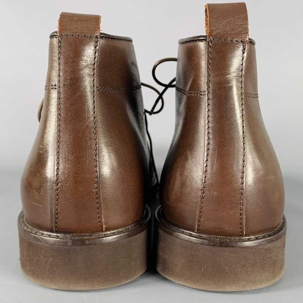 Bruno Magli BRUNO MAGLI Size 10 Brown Leather Lac… - image 3