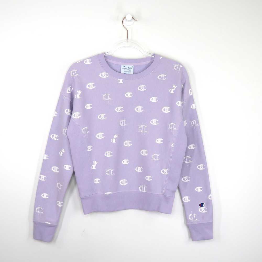 Champion × Streetwear Champion Pastel Purple Crew… - image 2