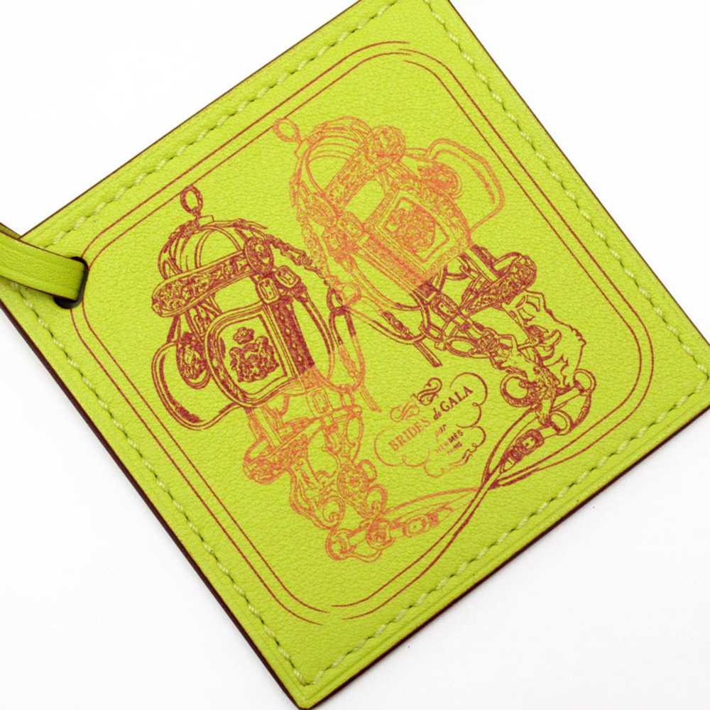 Hermes Hermes Charm Carrena Nano Veau Swift Lime … - image 3