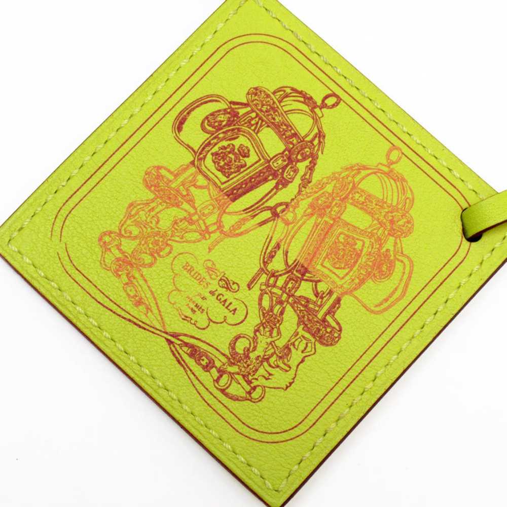 Hermes Hermes Charm Carrena Nano Veau Swift Lime … - image 4