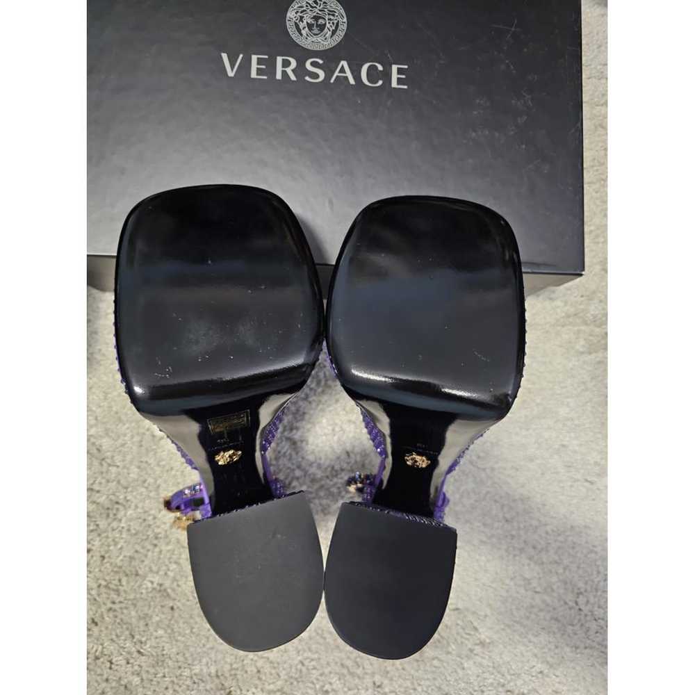 Versace Medusa Aevitas cloth heels - image 7