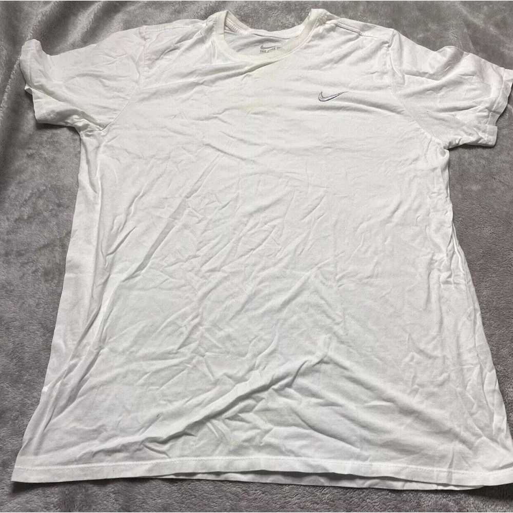 Nike T Shirt Mens Extra Large White Grey Logo Spe… - image 1