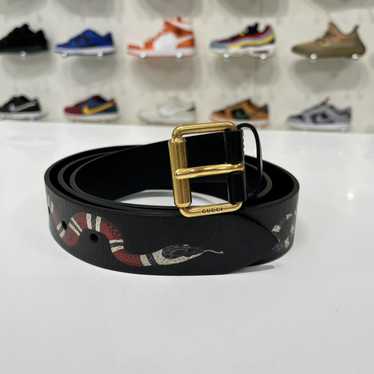 Black gucci snake belt online