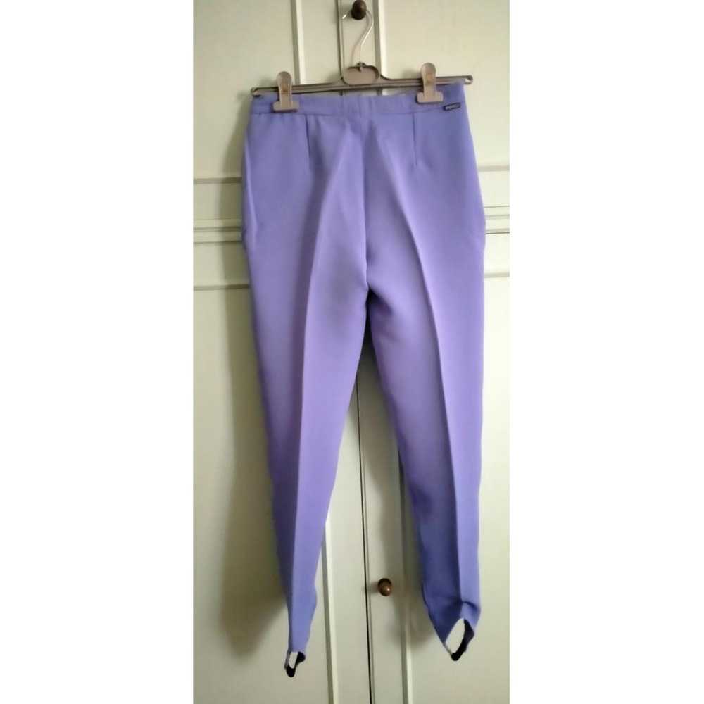 Non Signé / Unsigned Wool straight pants - image 3