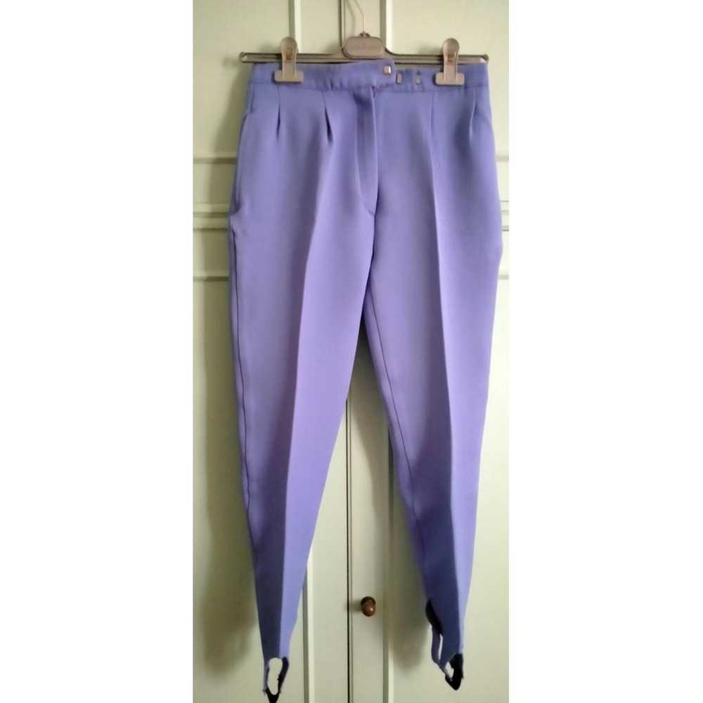 Non Signé / Unsigned Wool straight pants - image 8