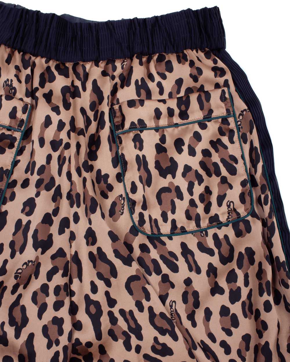 Sacai SACAI LEOPARD PRINT WIDE LEG PANTS - image 6