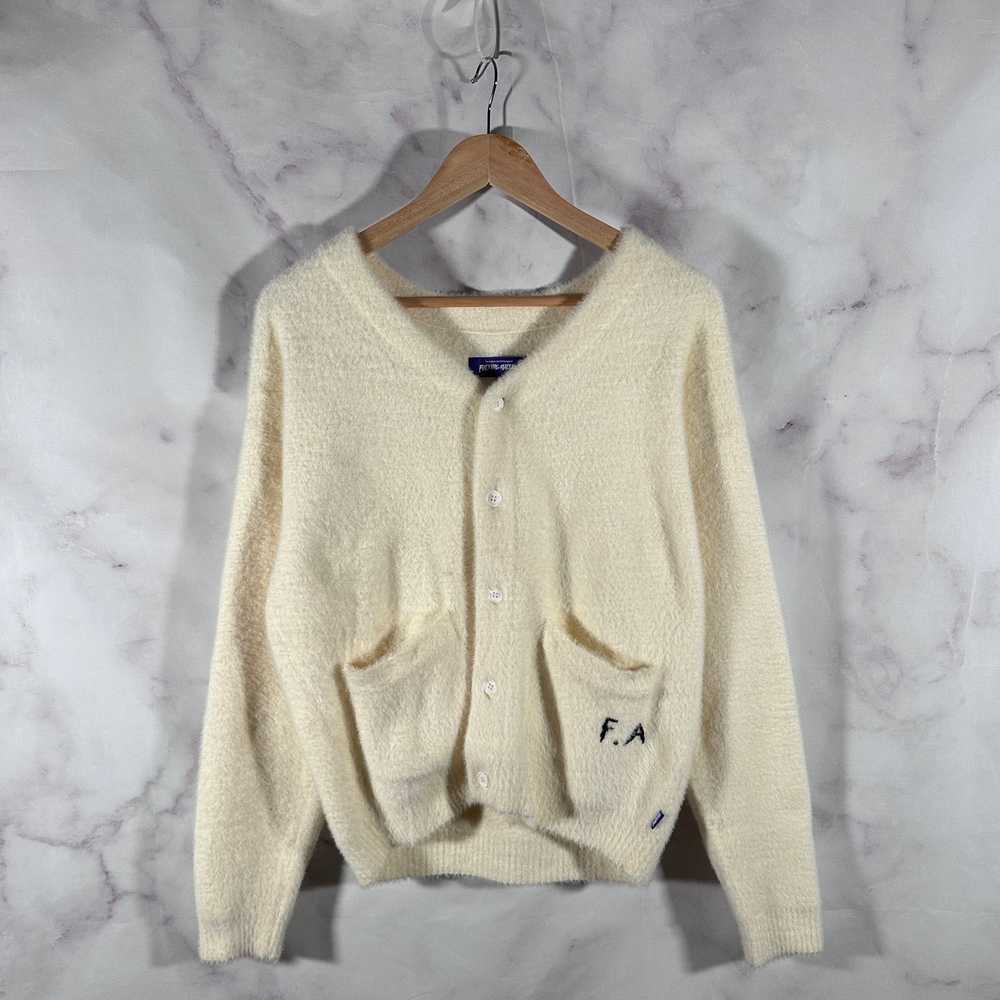 Fucking Awesome Cream Mohair Cardigan - image 1