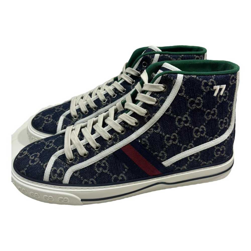 Gucci Tennis 1977 cloth high trainers - image 1