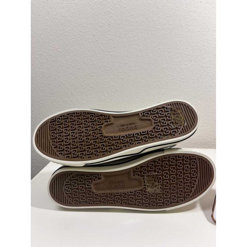 Gucci Tennis 1977 cloth high trainers - image 7