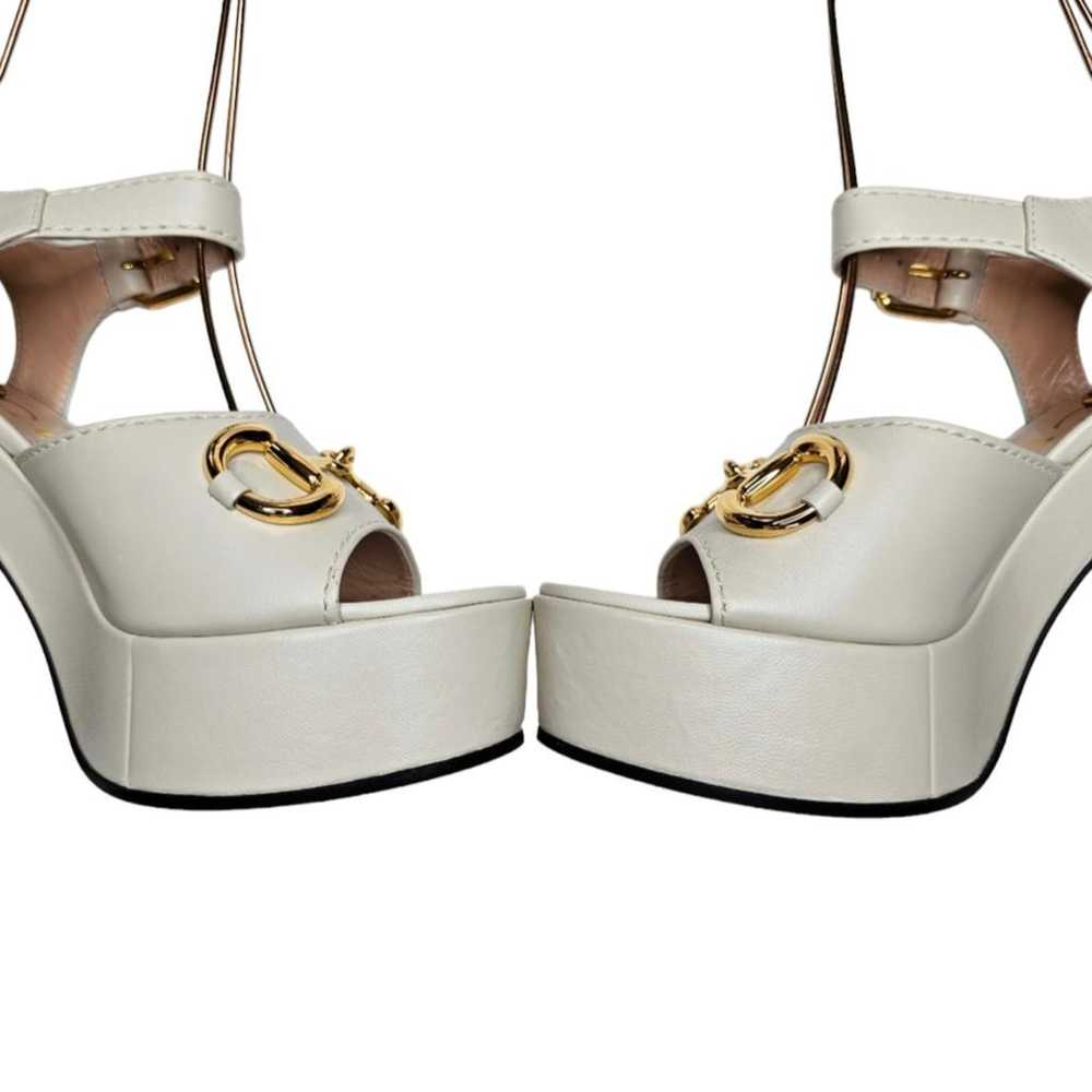 Gucci Leather sandal - image 10