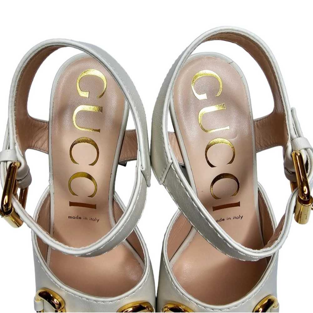 Gucci Leather sandal - image 12