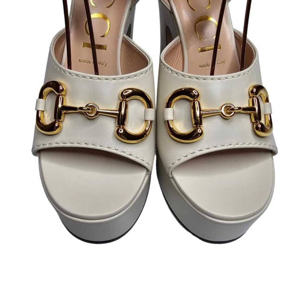 Gucci Leather sandal - image 3