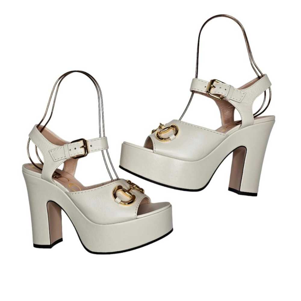 Gucci Leather sandal - image 6