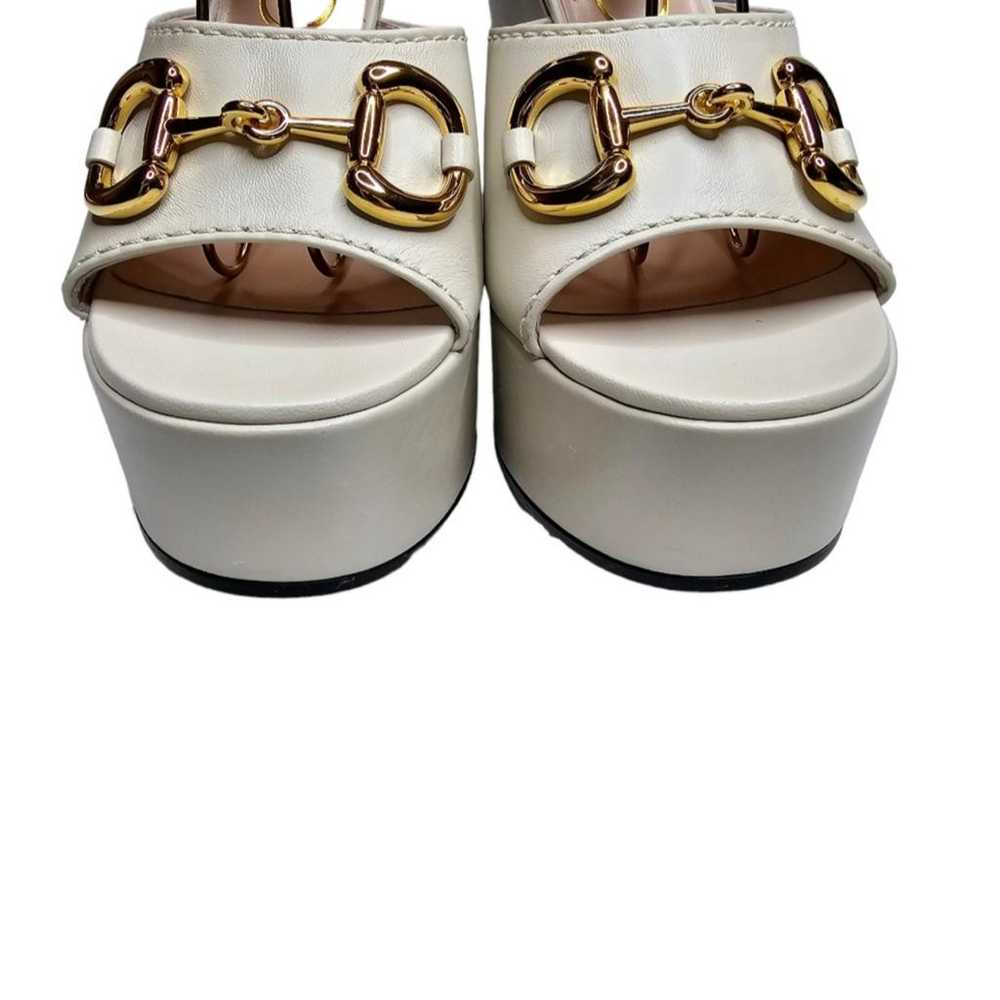 Gucci Leather sandal - image 7