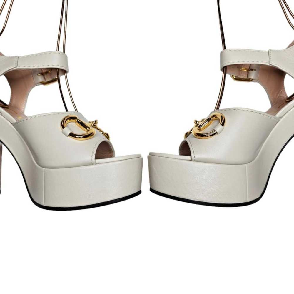 Gucci Leather sandal - image 8