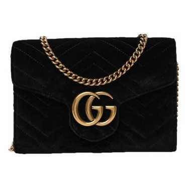 Gucci Gg Marmont velvet crossbody bag - image 1