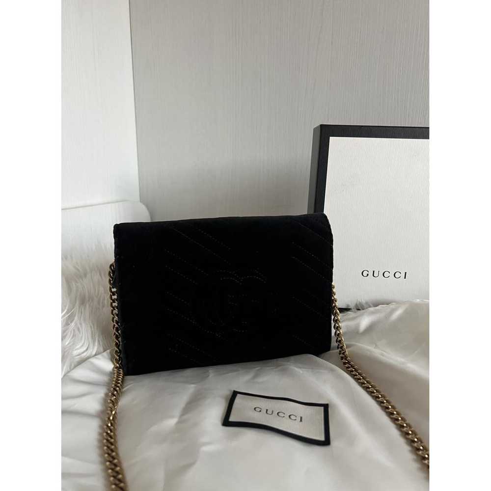 Gucci Gg Marmont velvet crossbody bag - image 5