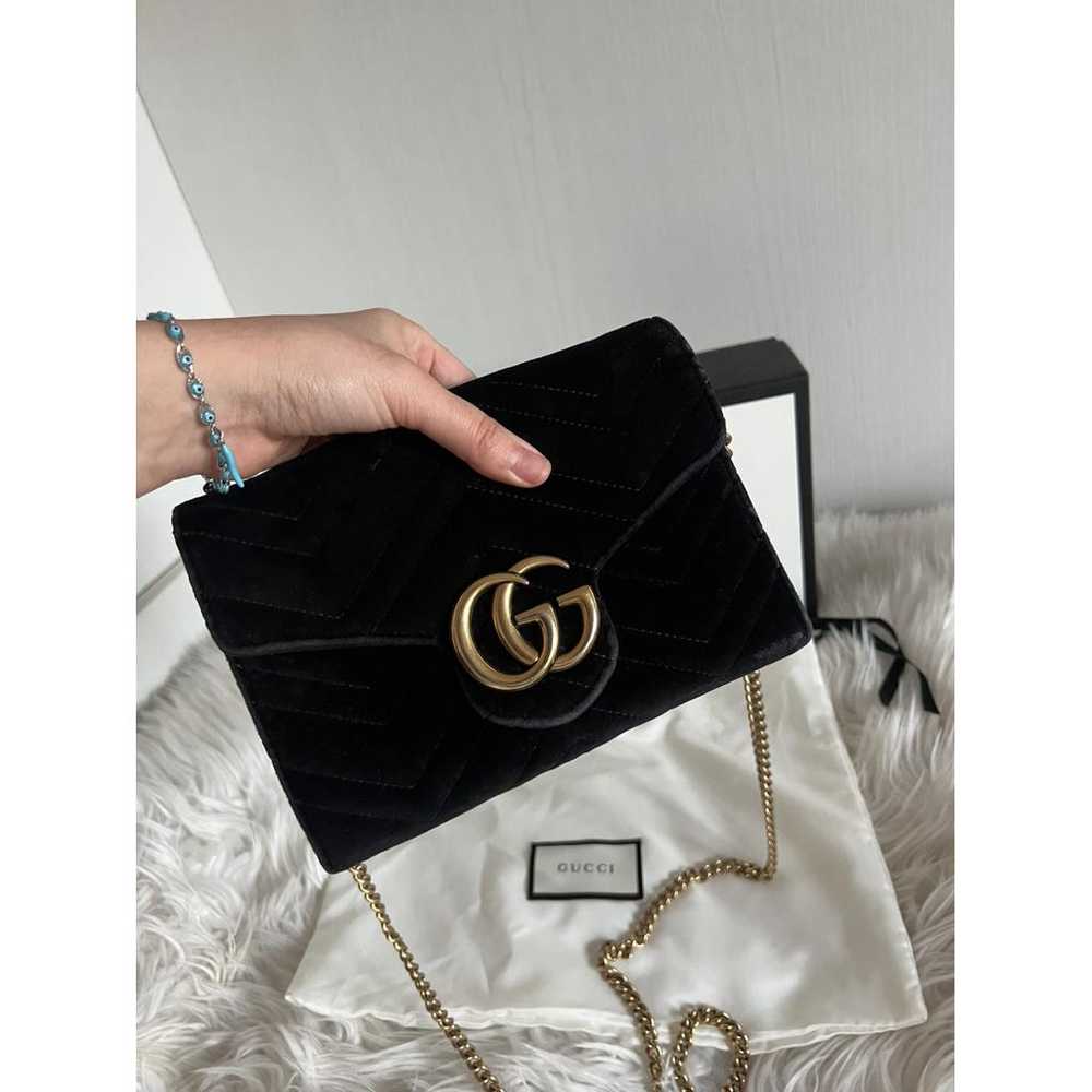 Gucci Gg Marmont velvet crossbody bag - image 7